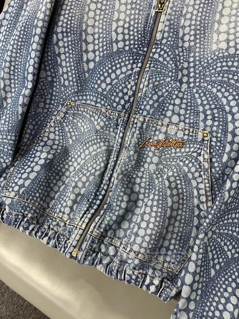 Louis Vuitton Louis Vuitton Yayoi Kusama Denim Jacket Size US L / EU 52-54 / 3 - 5 Thumbnail
