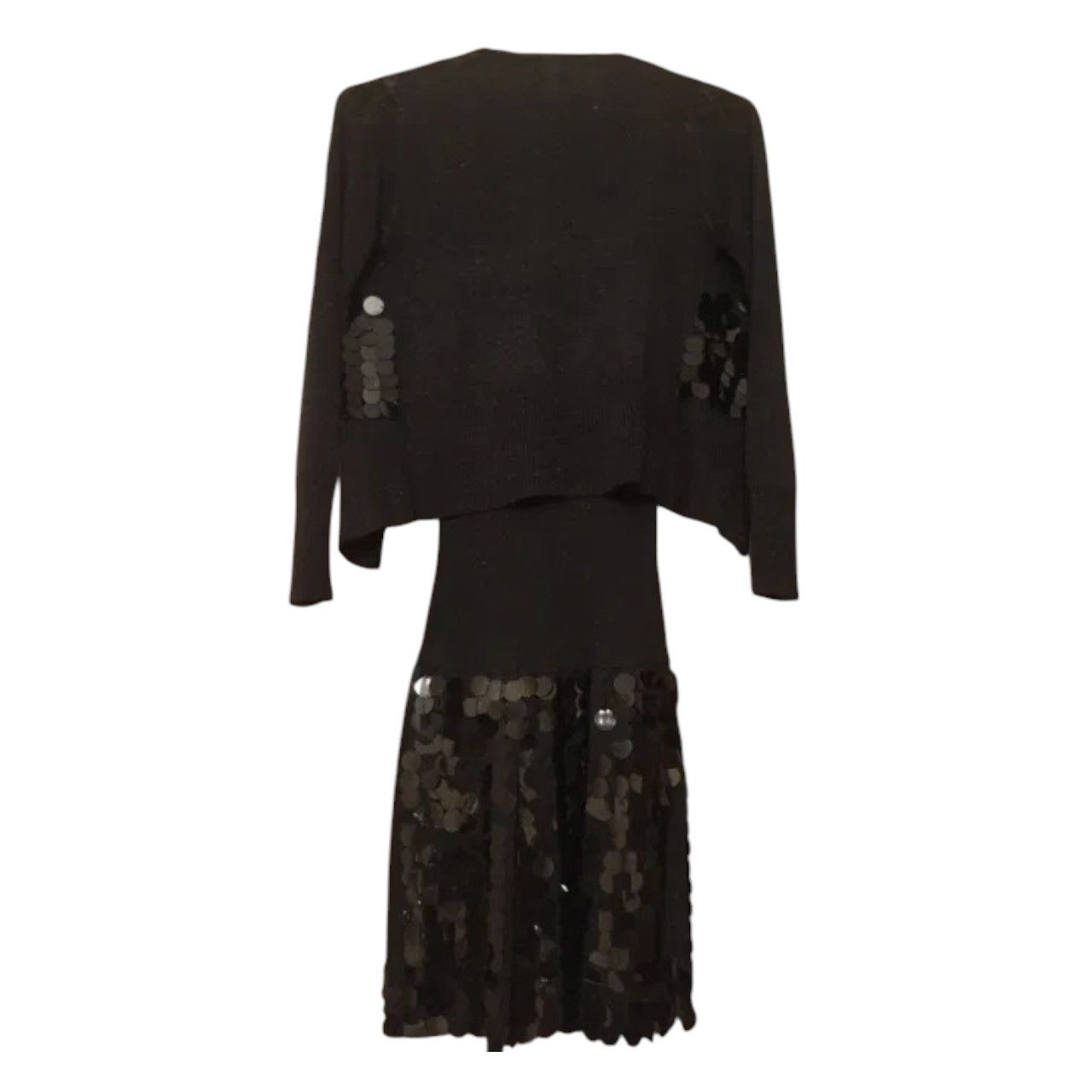 Other Archival Morgan De Toi sequin 2 pieces set dress&shrug sz S Size S / US 4 / IT 40 - 3 Thumbnail