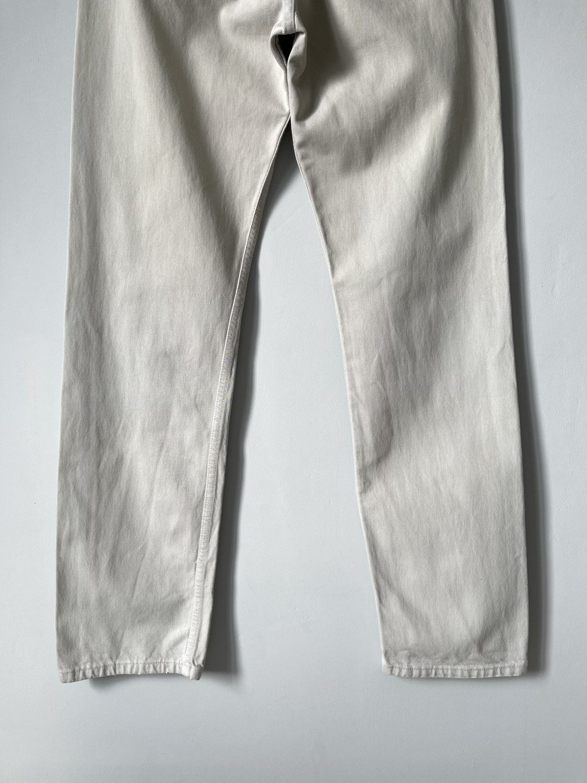 Levi's Vintage 90's Levis 501 Straight Beige Denim Jeans USA Made Size US 32 / EU 48 - 8 Thumbnail