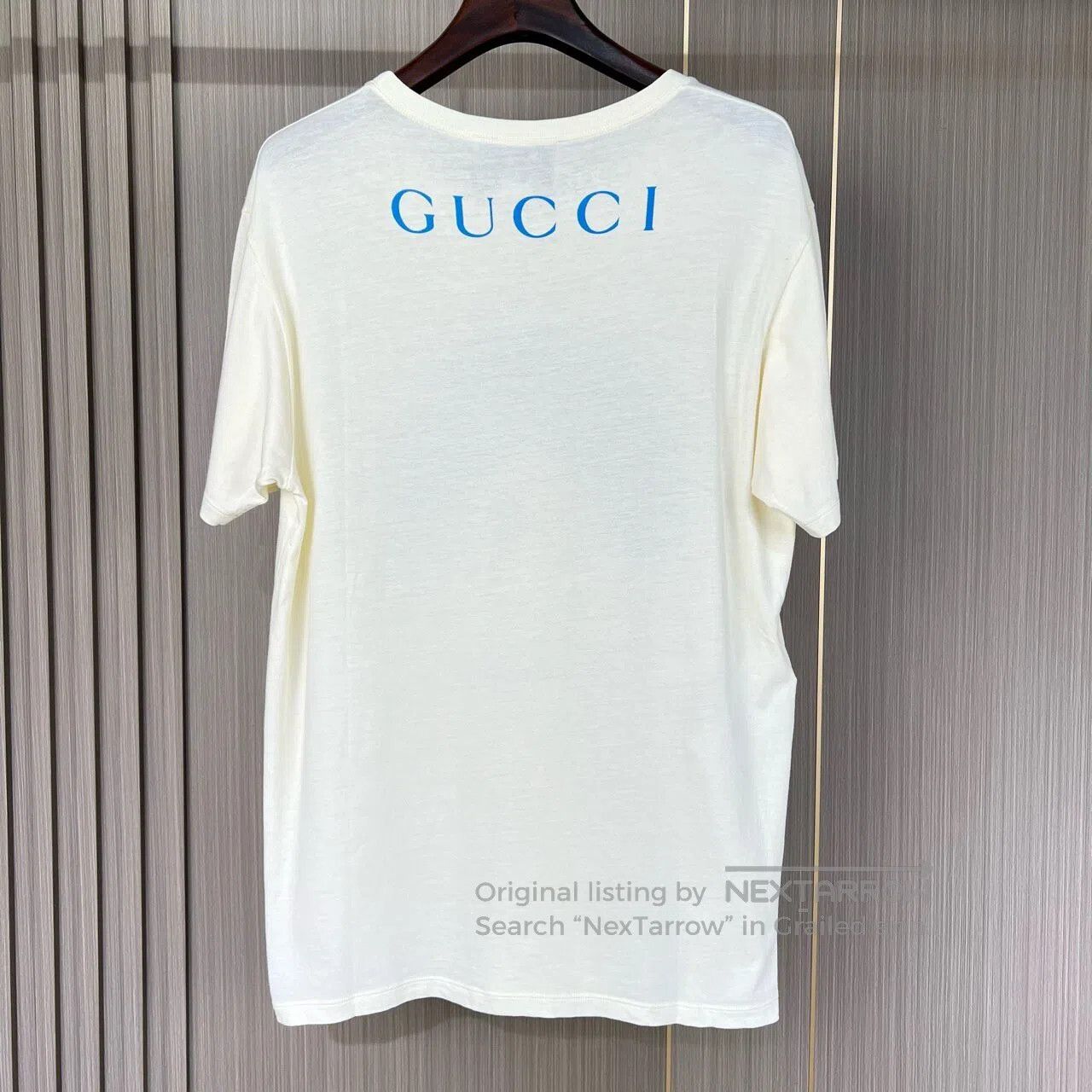 Gucci Guicci Snow Mountain Print Letter Short Sleeve T-Shirt| Size M / US 6-8 / IT 42-44 - 2 Thumbnail