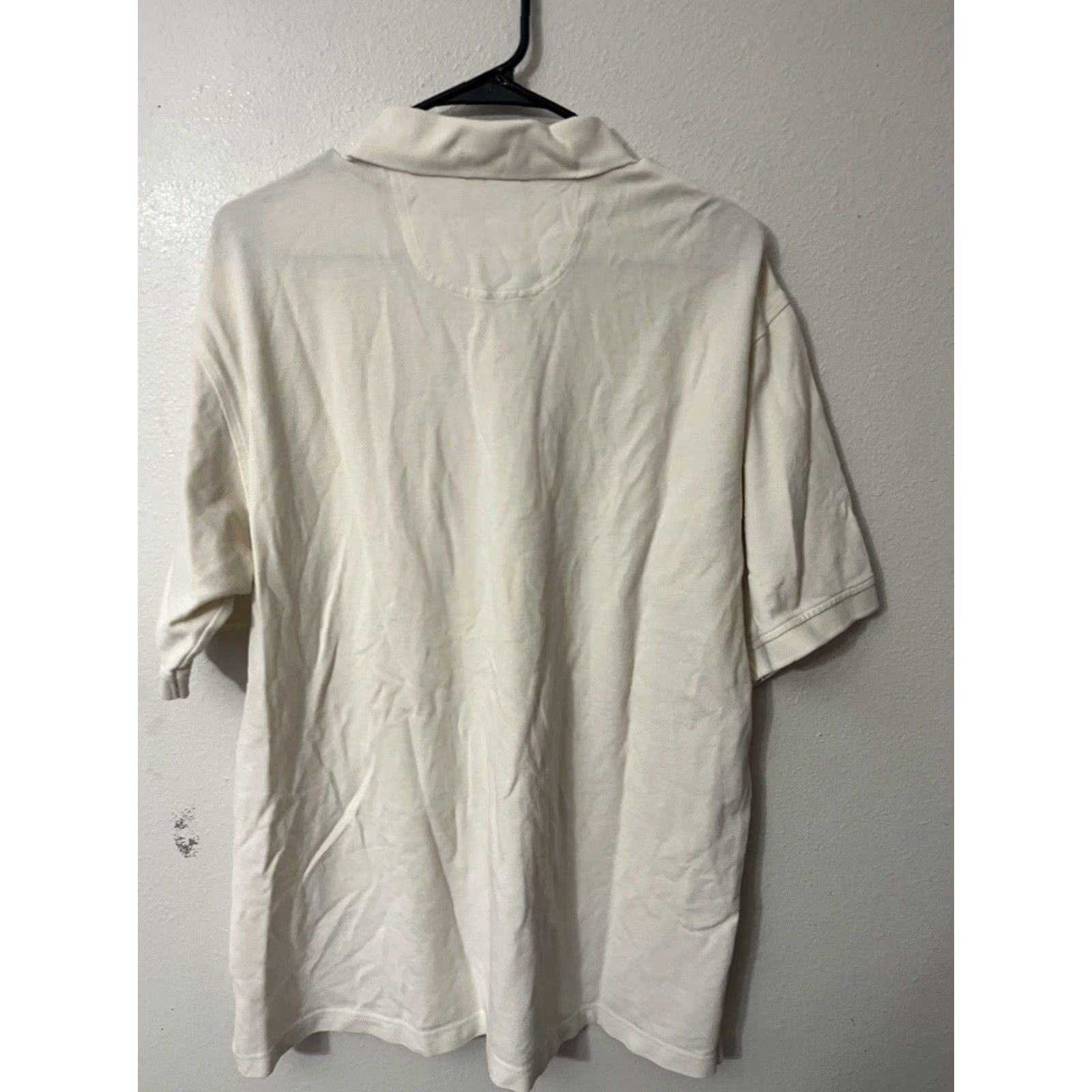 Izod IZOD Golf Polo Shirt XL Men White 100% Cotton Regular Short Sleeve Collared Classic Golf Casual Polo Size US XL / EU 56 / 4 - 3 Thumbnail