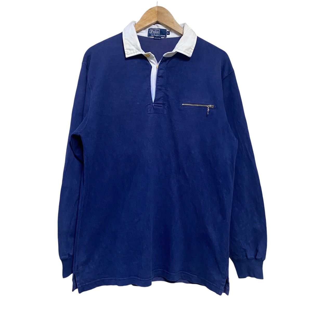 Polo Ralph Lauren Vintage 90s Polo Ralph Lauren CP RL-92 Rugby Shirt Size US L / EU 52-54 / 3 - 2 Thumbnail