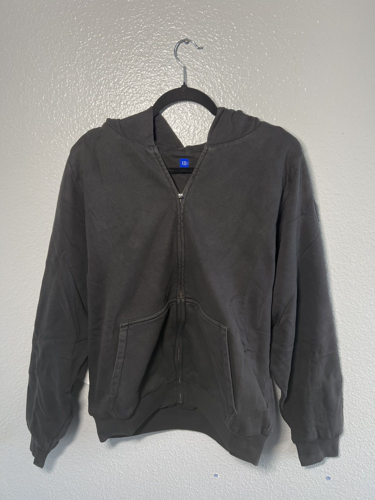 image of Yeezy Gap Zip Up Jacket in Grey, Men's (Size XL)