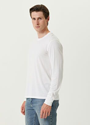 Tom Ford o1w1db10125 TFJ972 Long Sleeve T-Shirt in White Size US M / EU 48-50 / 2 - 3 Thumbnail