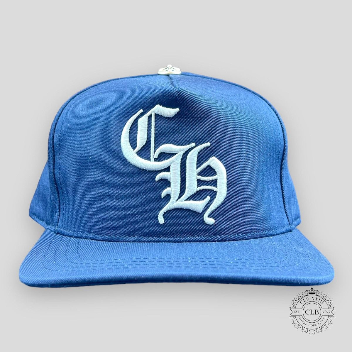 帽子 Chrome Hearts Baseball Cap 5 Panel Navy CHROME HEARTS 5 PANEL HAT - NAVY