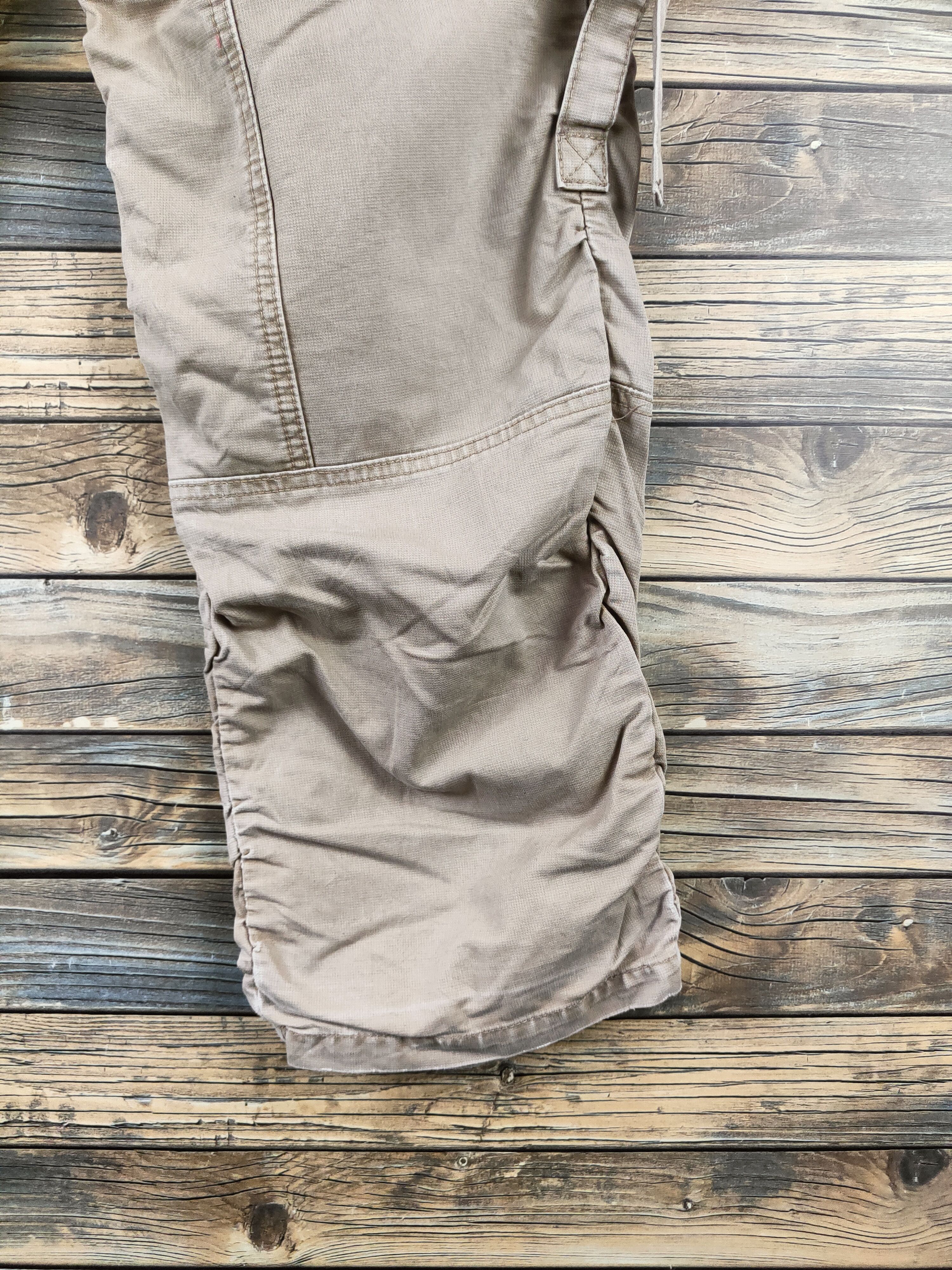 LOWBOX DL Lowbox Beige Multipocket Cargo Pants #46-398 Size US 32 / EU 48 - 6 Thumbnail