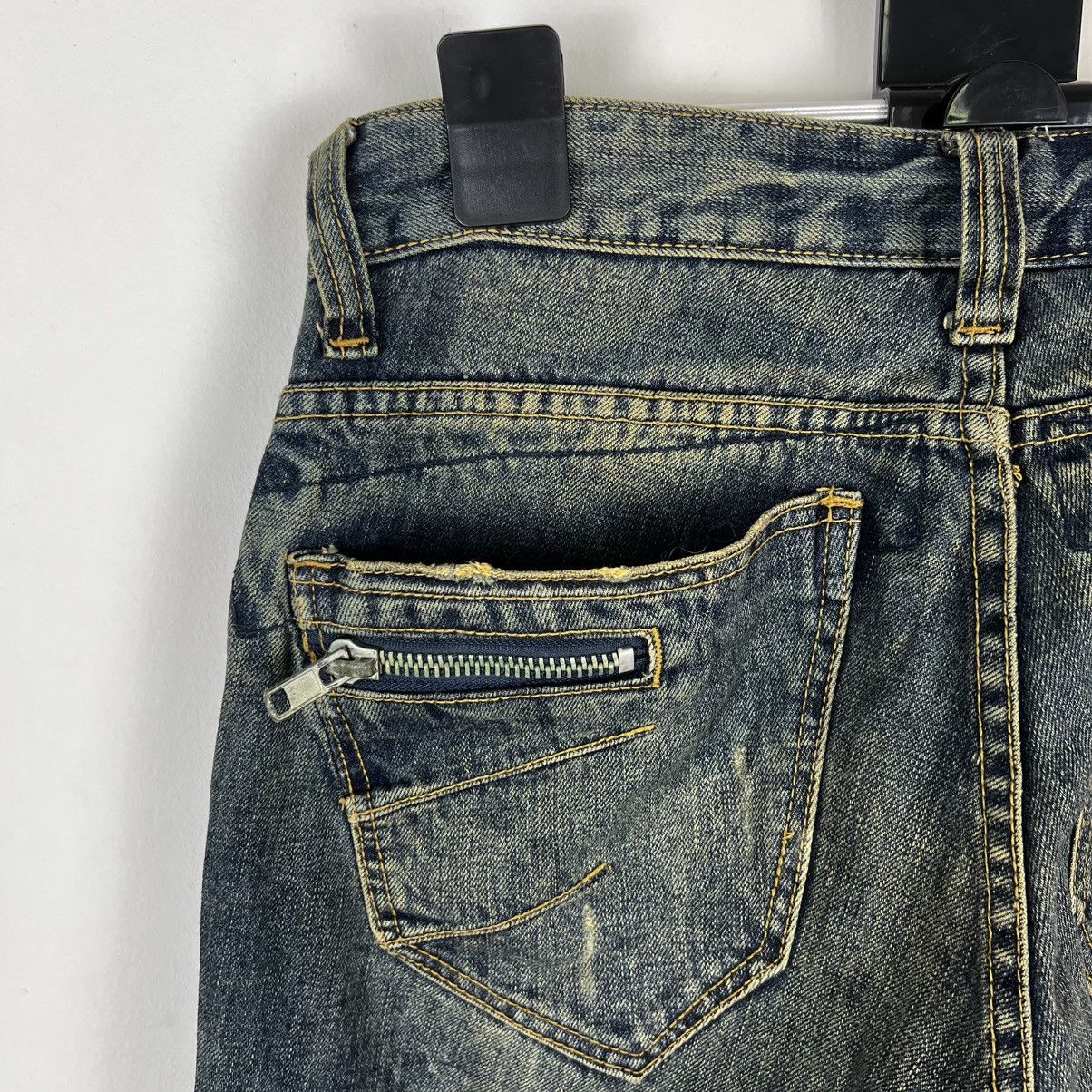 Japanese Brand Vintage Distressed Biker Jeans Y2K Punk Rock Aesthetic Size US 32 / EU 48 - 8 Thumbnail