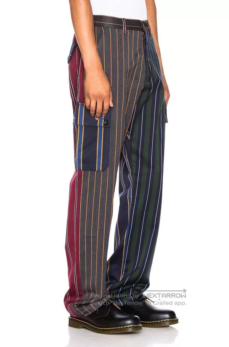 Loewe Loewe Patchwork Stripe Cargo Pants. Size US 32 / EU 48 - 7 Thumbnail