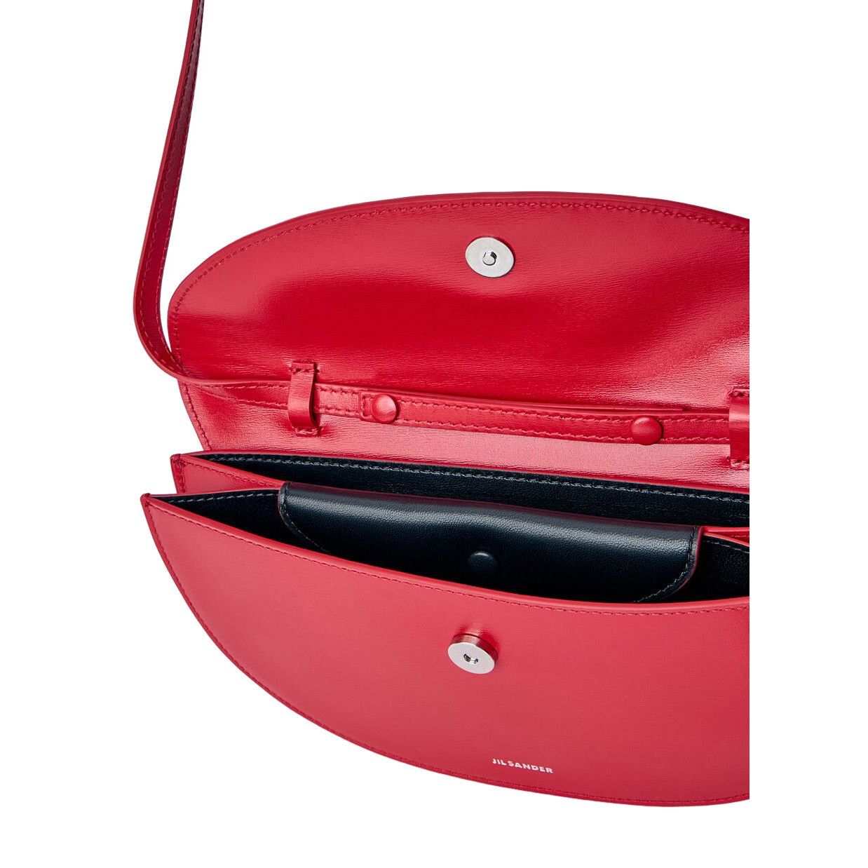 Jil Sander JIL SANDER Curve Red Shoulder Bag New & Authentic Size ONE SIZE - 4 Thumbnail