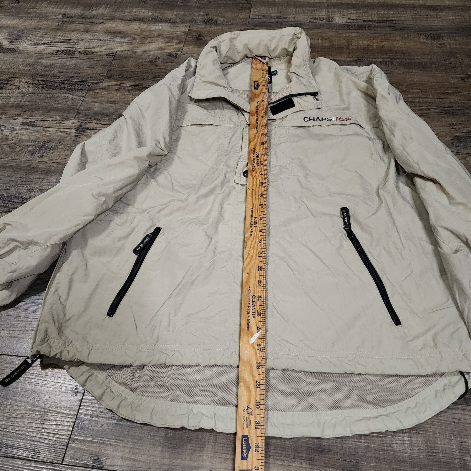 Chaps Chaps mens rain jacket size Large hidden hood 2313 Size US L / EU 52-54 / 3 - 5 Thumbnail