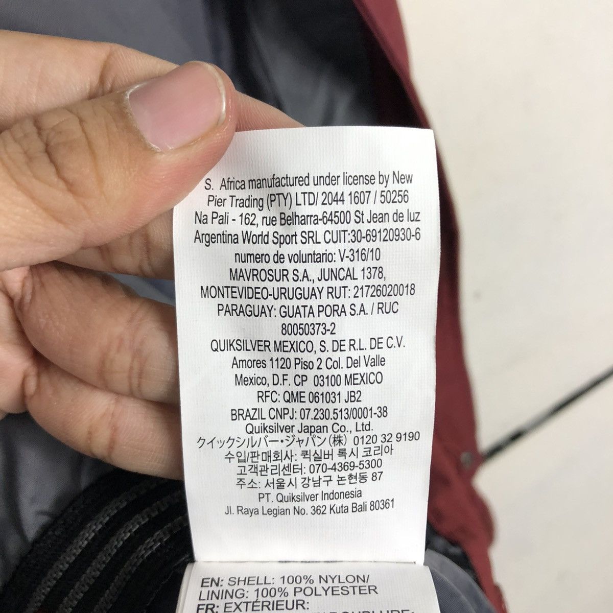 Quiksilver 🔥VINTAGE ZIPPER JACKET QUICKSILVER DRYFLIGHT TECHNOLOGY Size US L / EU 52-54 / 3 - 23 Thumbnail