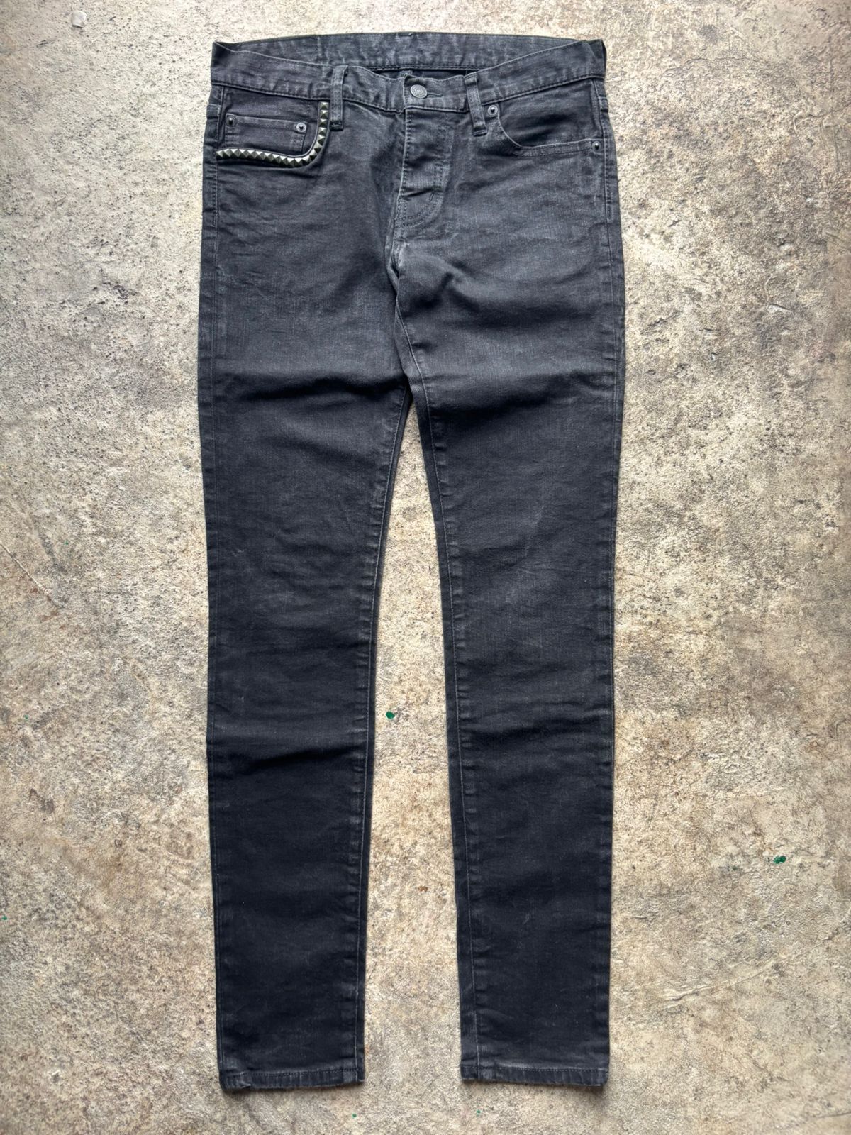 Hysteric Glamour 2000s Hysteric Glamour Studded Skinny Jeans Size 28" / US 6 / IT 42 - 1 Thumbnail