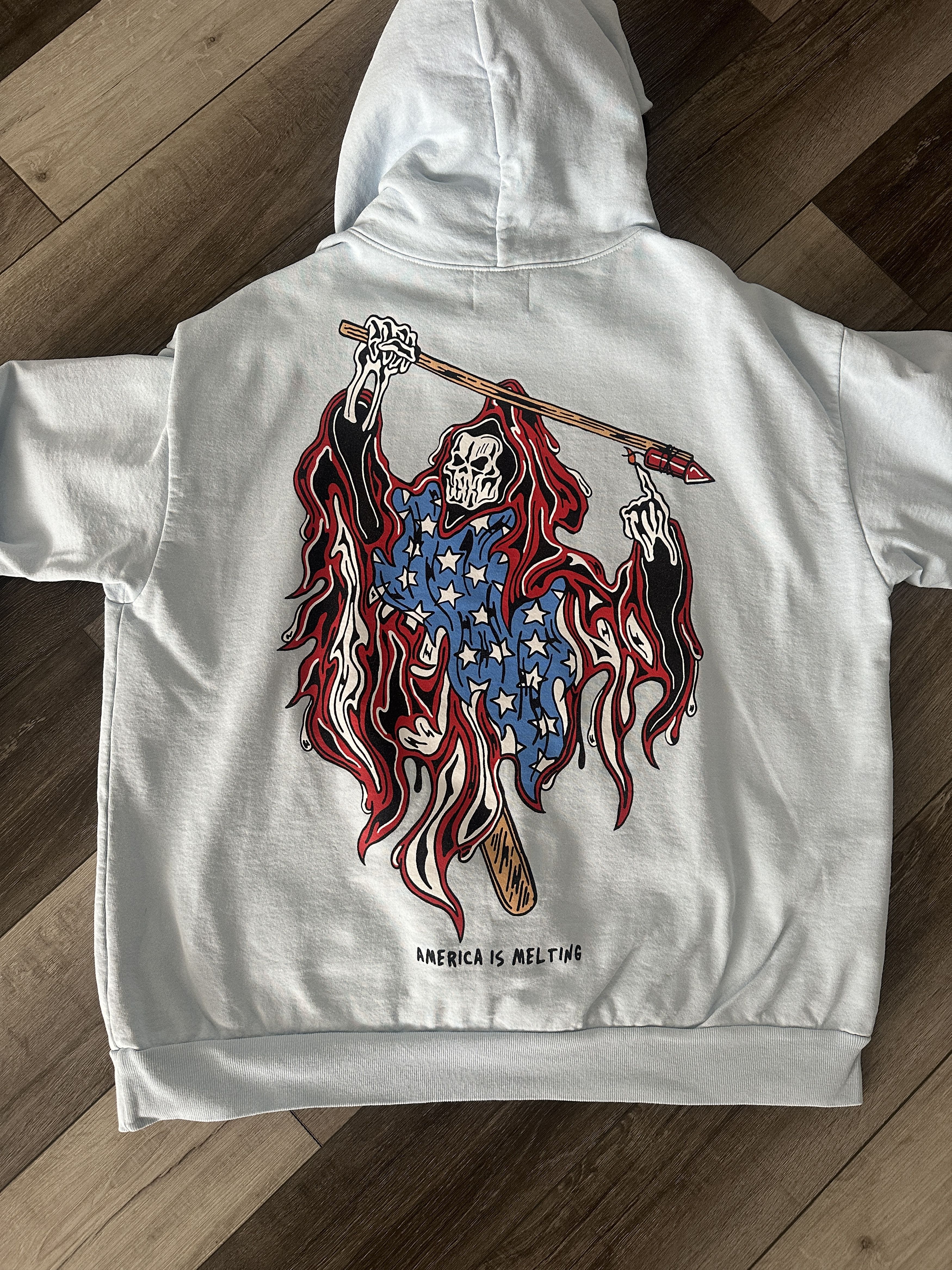 Warren Lotas Warran Lotas "America is Melting" Size US XL / EU 56 / 4 - 5 Thumbnail