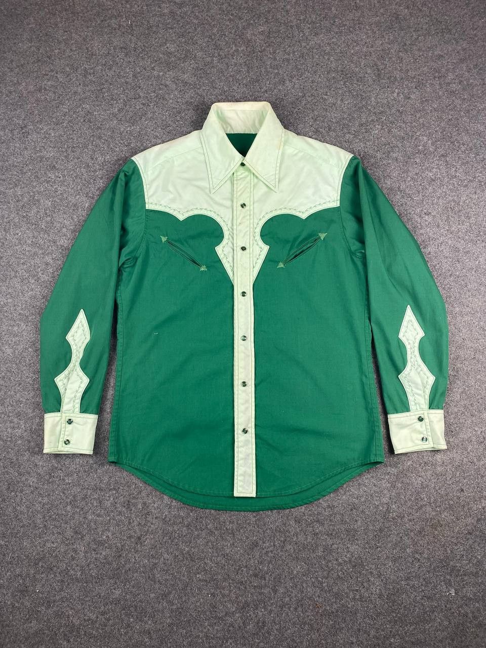 Cowboy Equipment vintage cowboy western shirt very nice design Size US M / EU 48-50 / 2 - 1 Thumbnail