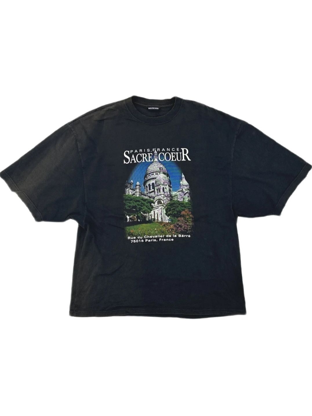 Balenciaga Balenciaga Sacre Coeur Graphic T-Shirt Size S Size US S / EU 44-46 / 1 - 1 Thumbnail