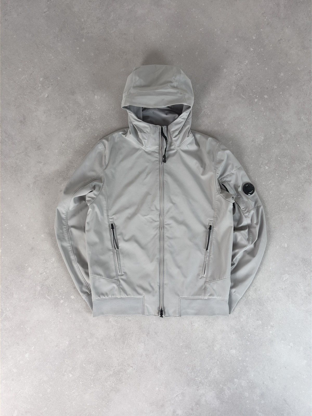 C.P. Company Cp Company Softchell Shell-R Jacke Regenjacke Grau M 48 Size US M / EU 48-50 / 2 - 1 Thumbnail