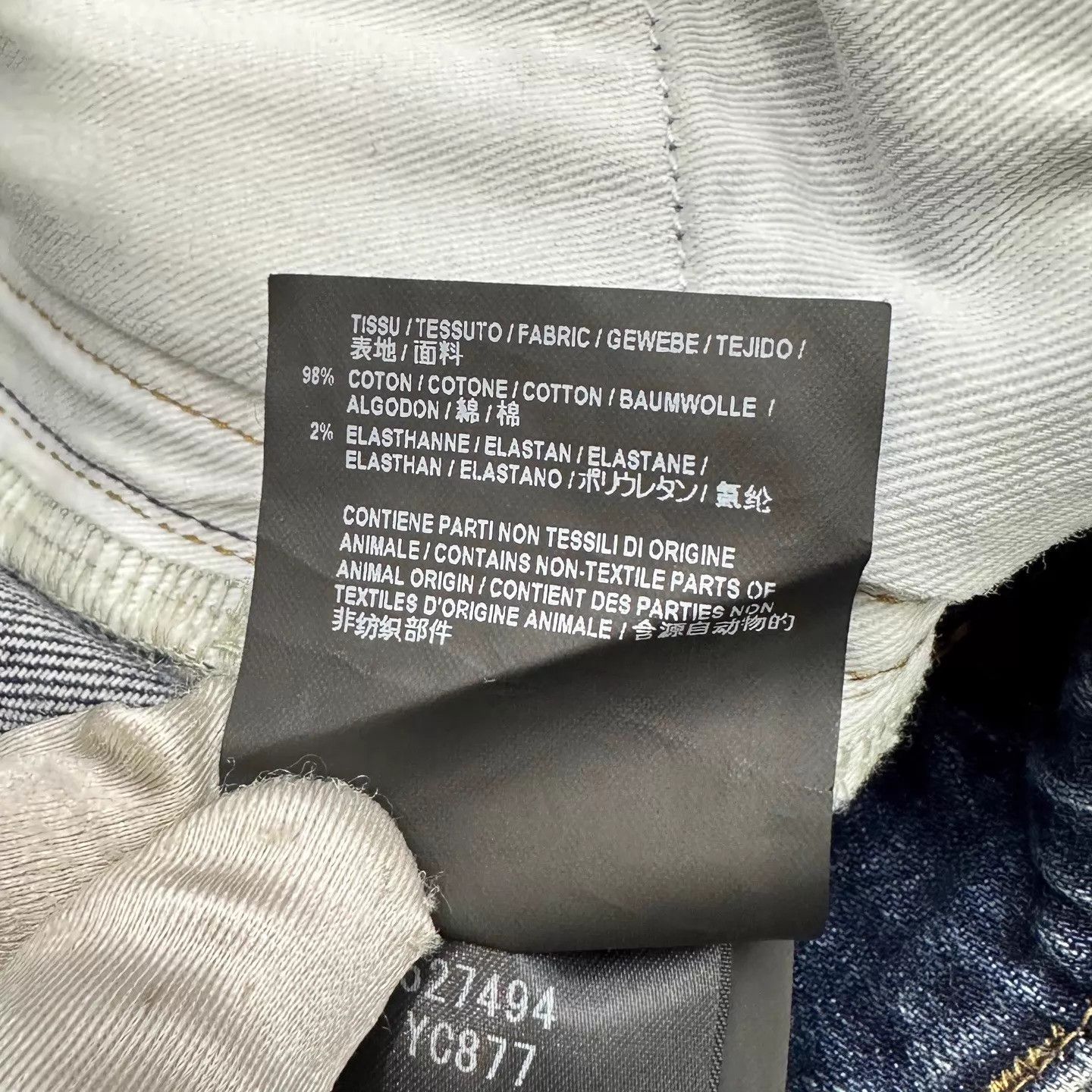 Saint Laurent Paris Saint Laurent Cut Jeans 27 (99 New) Size 27" / US 4 / IT 40 - 6 Thumbnail