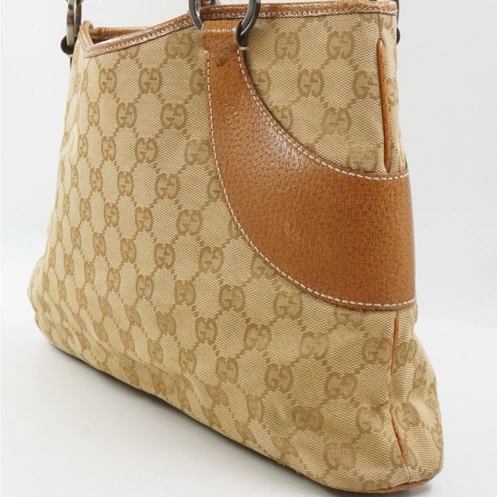 Gucci Gucci Vintage Gucci GG canvas Women Brown Tote Bags Size ONE SIZE - 2 Thumbnail