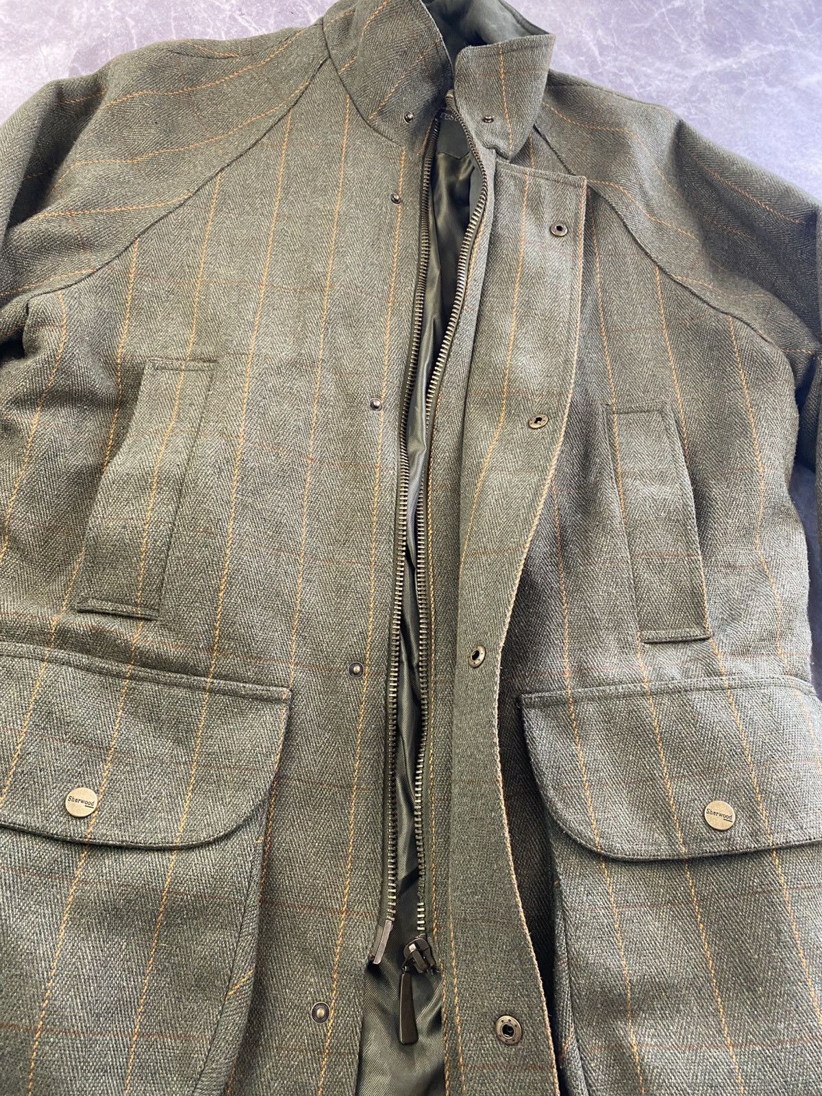Vintage Vintage Old England Windowpane Tweed Hunting Coat Jacket M Size US M / EU 48-50 / 2 - 2 Thumbnail