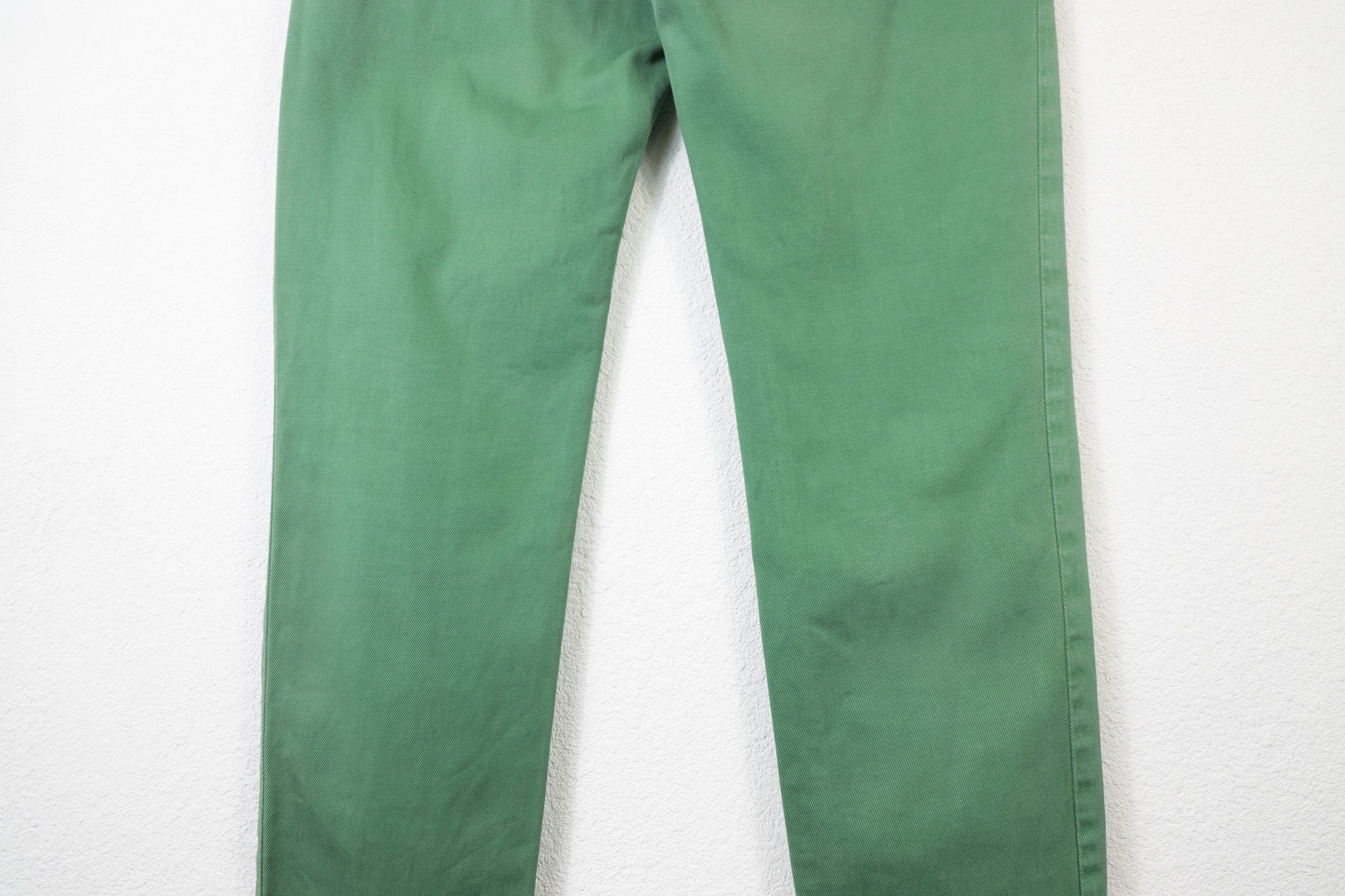 Gucci Womens Gucci Logo Green Denim Jeans Pants Y2K Size 28" / US 6 / IT 42 - 12 Thumbnail