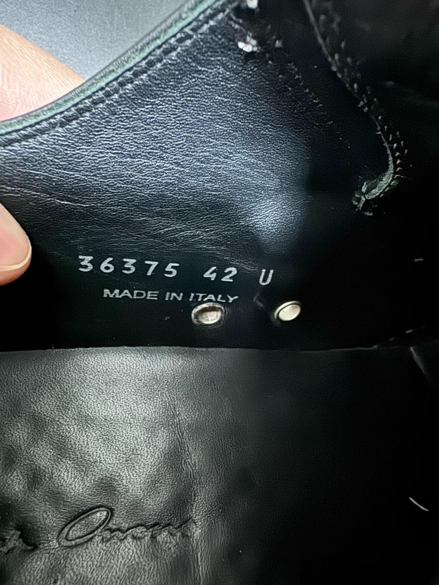Rick Owens Rick Owens leather Converse high-top Size US 9 / EU 42 - 9 Thumbnail