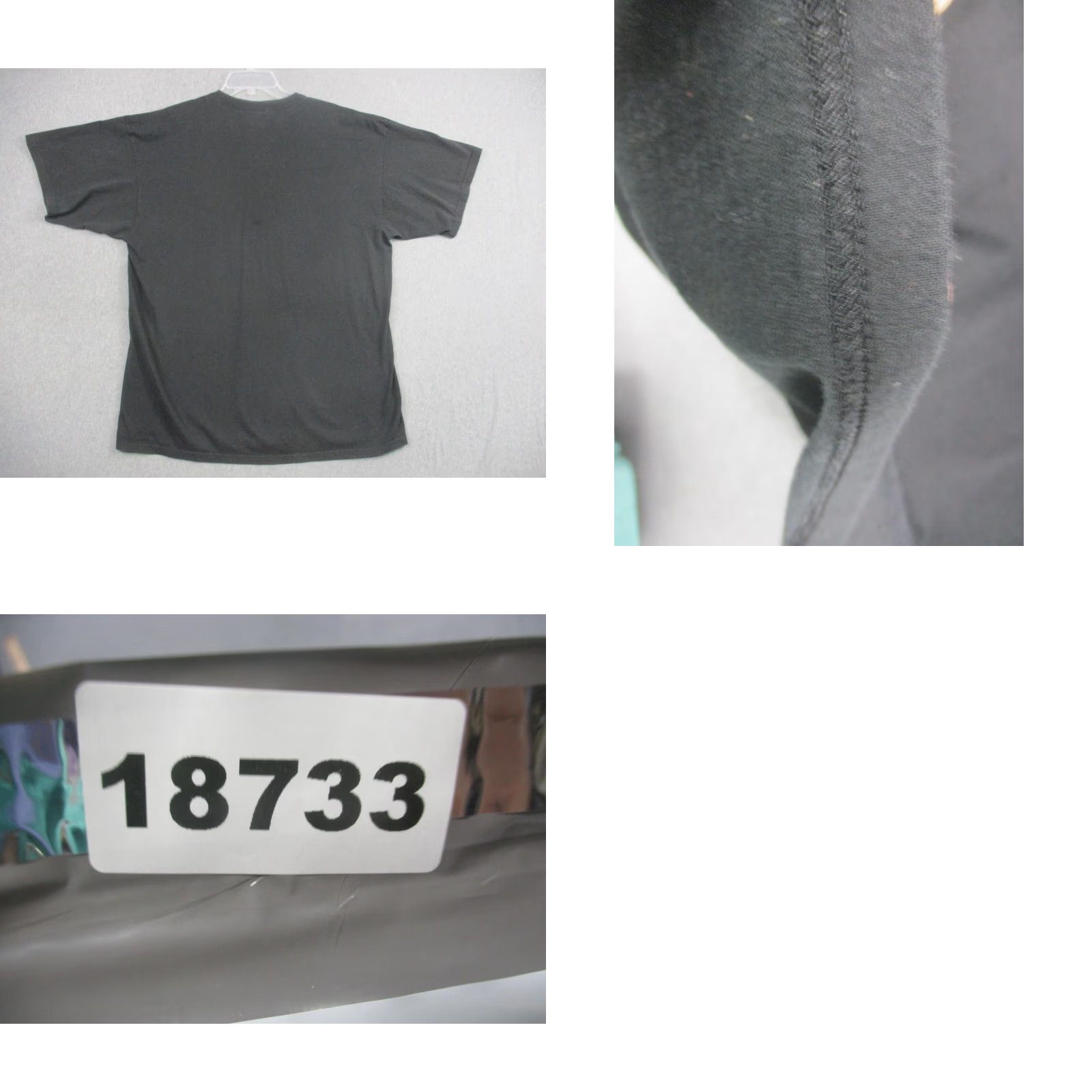 Nike VINTAGE Nike Shirt Mens XL Black Swoosh Cotton Made USA 90s Tee T-Shirt Size US XL / EU 56 / 4 - 8 Thumbnail