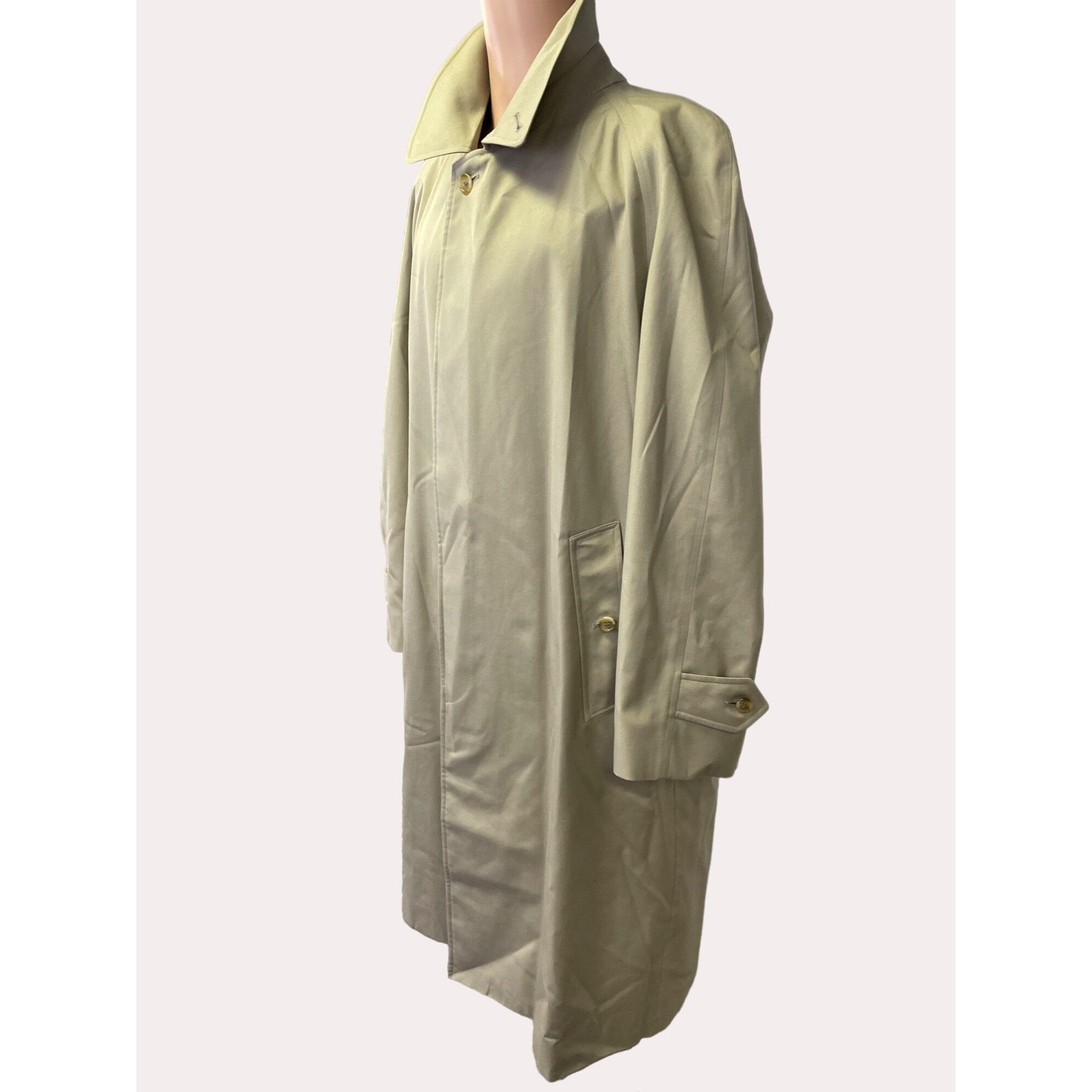 Burberry Burberrys Men's Tan Trench Coat 48 Reg SKU 6036 Size US M / EU 48-50 / 2 - 2 Thumbnail