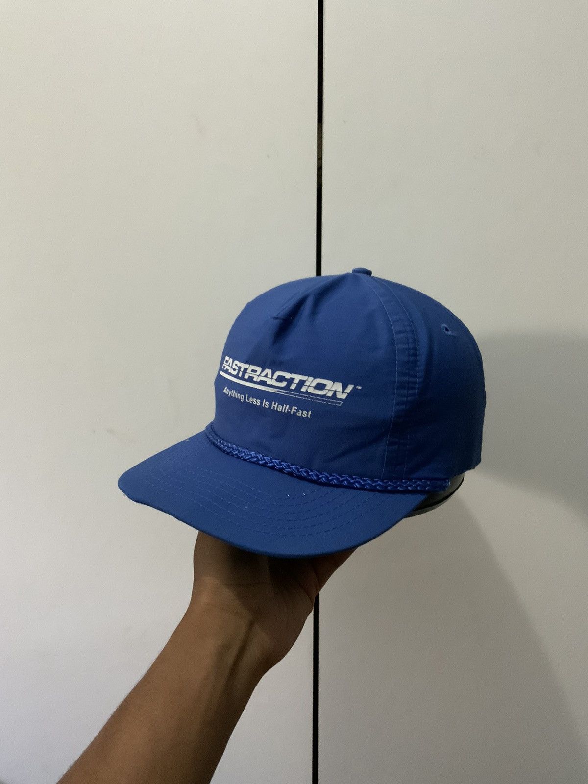 Vintage Vintage Fastraction Spellout Hat Size ONE SIZE - 1 Thumbnail