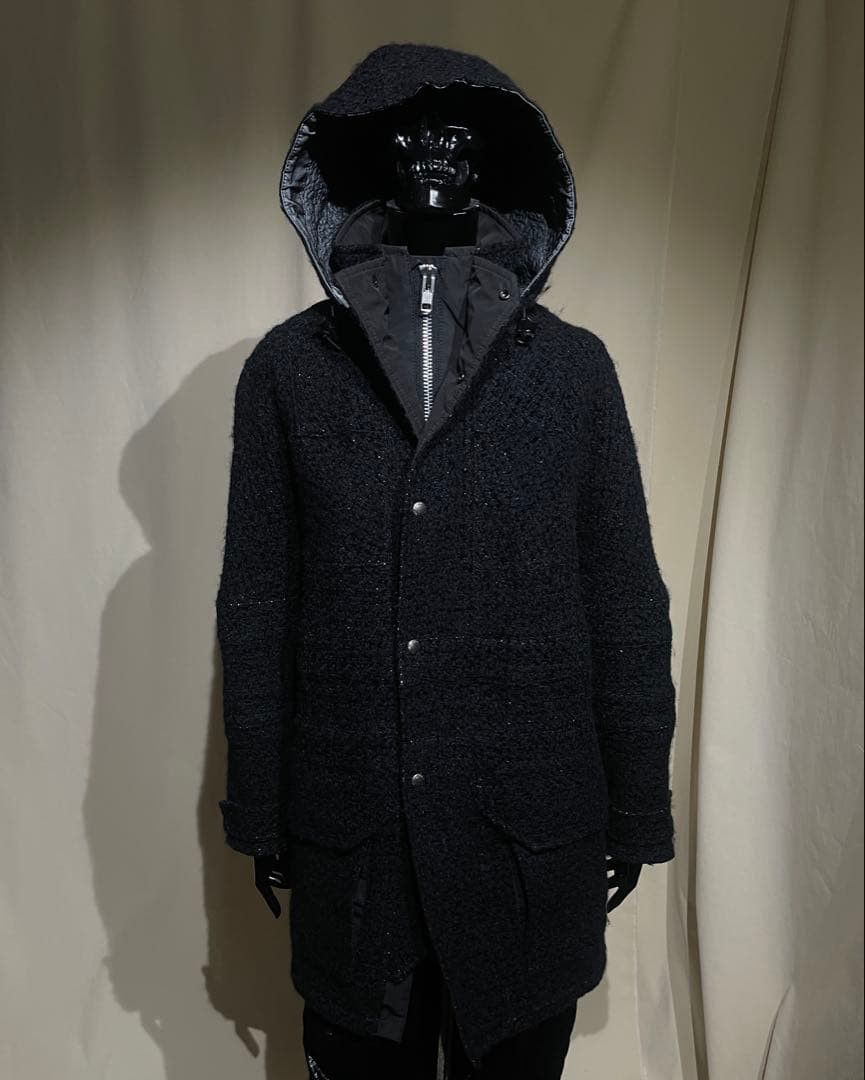 Junya Watanabe F/W2005 JUNYA WATANABE - Fancy Tweed Hooded Short Coat Size US S / EU 44-46 / 1 - 10 Thumbnail