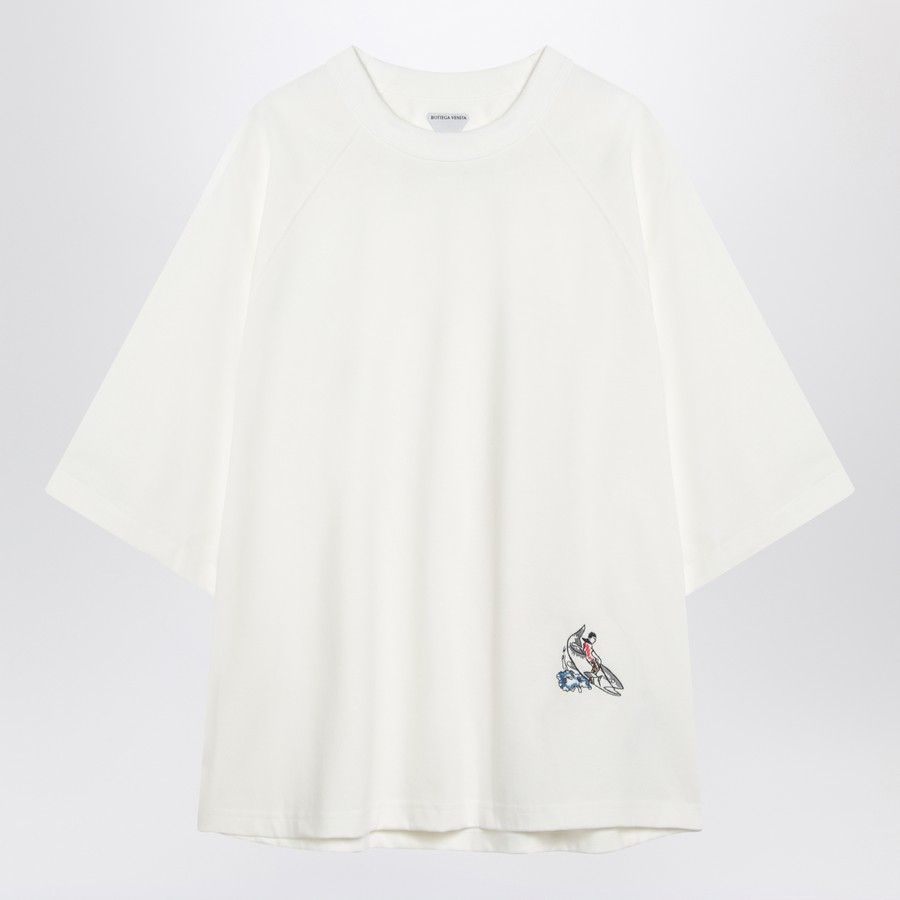 o1d2blof0825 Cotton T-Shirt in White