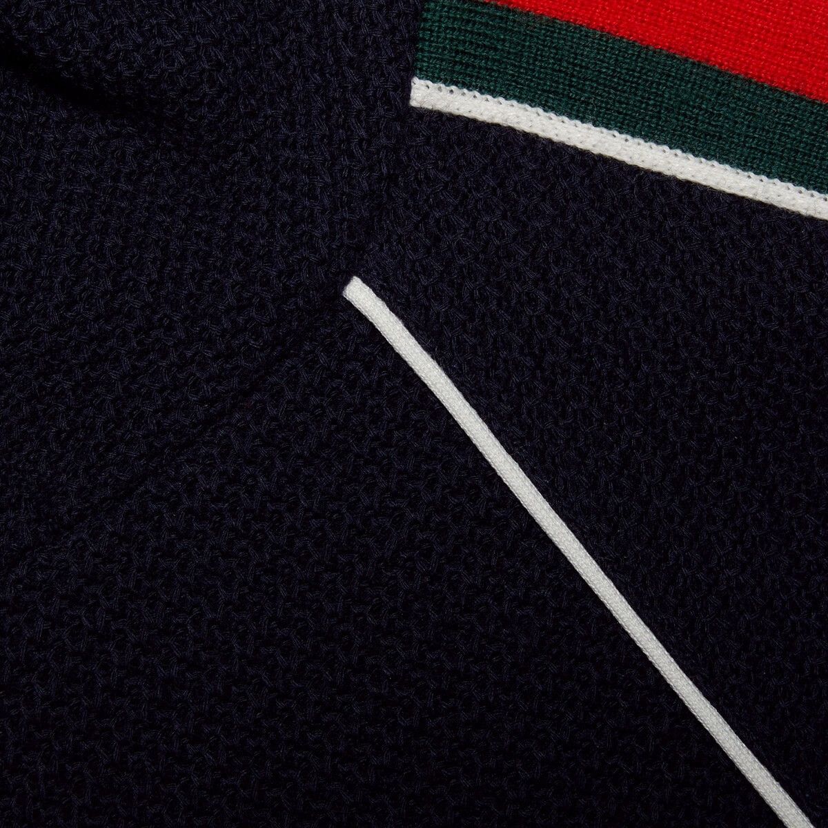 Gucci o1s1wg110125 Wool Jersey Jacket With Web in Blue Size US S / EU 44-46 / 1 - 6 Thumbnail