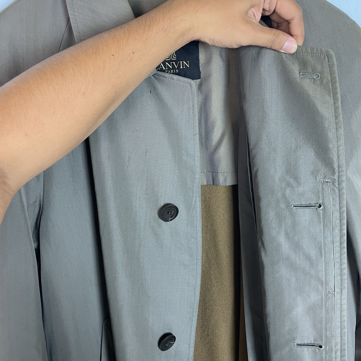 Lanvin 🔥LAST PRICE🔥 Lanvin Triple Layers Trench Coat Size US M / EU 48-50 / 2 - 13 Thumbnail
