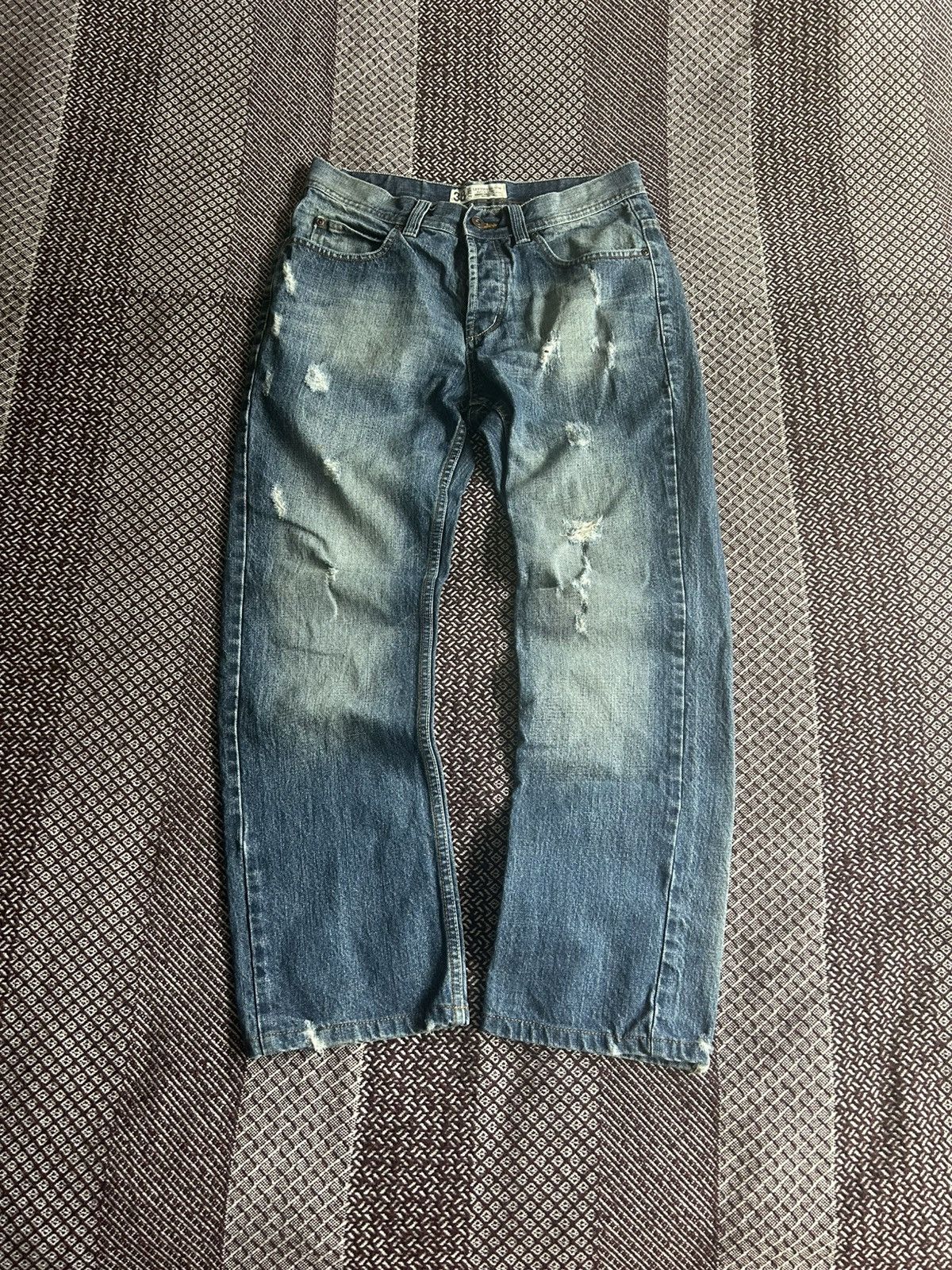 Japanese Brand Japanese Style Distressed Jeans Size 38 Women Faded Y2K Type Size 26" / US 2 / IT 38 - 7 Thumbnail