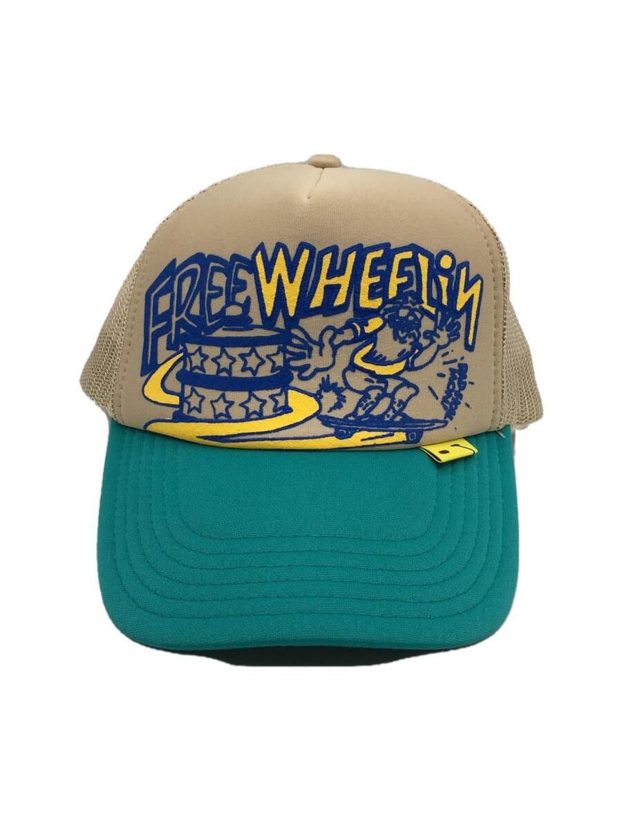 image of Kapital x Kapital Kountry Free Wheelin Trucker Hat in Beige, Men's