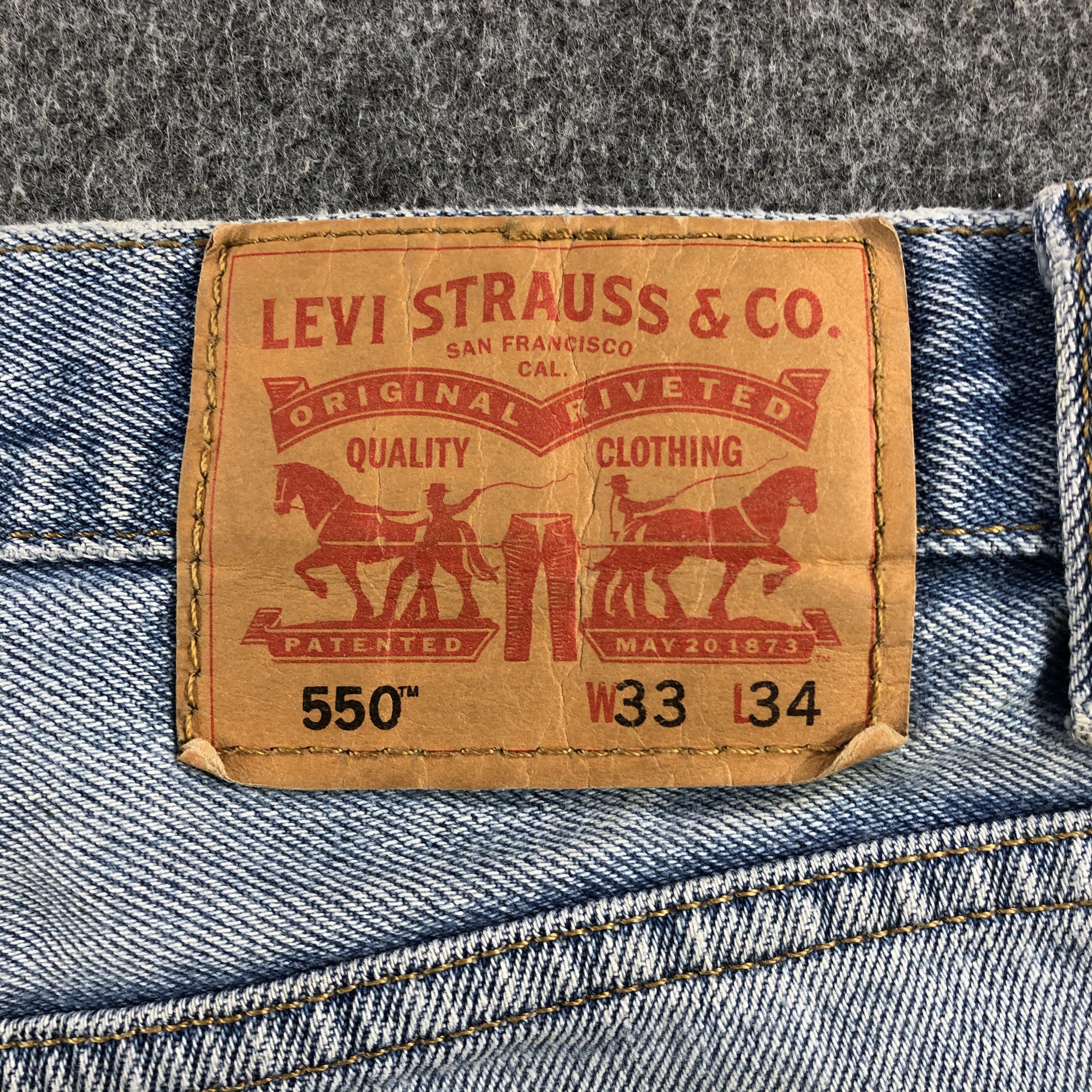 Levi's Vintage Light Wash Levis 550 Jeans-J2252 Size US 34 / EU 50 - 5 Thumbnail