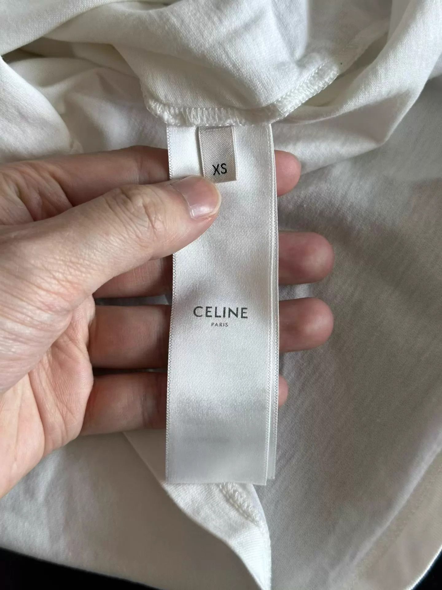 Celine Celine Triomphe Embroidered Short Sleeve XS 98 New Size XS / US 0-2 / IT 36-38 - 4 Thumbnail