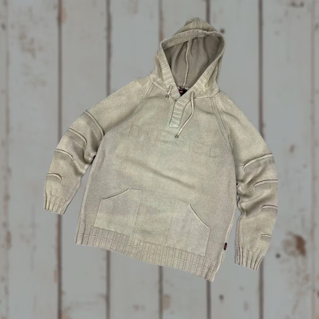 Diesel VINTAGE Diesel Hoodie Big Logo Gray Diesel Hoodie L Men XS? Size US L / EU 52-54 / 3 - 1 Thumbnail