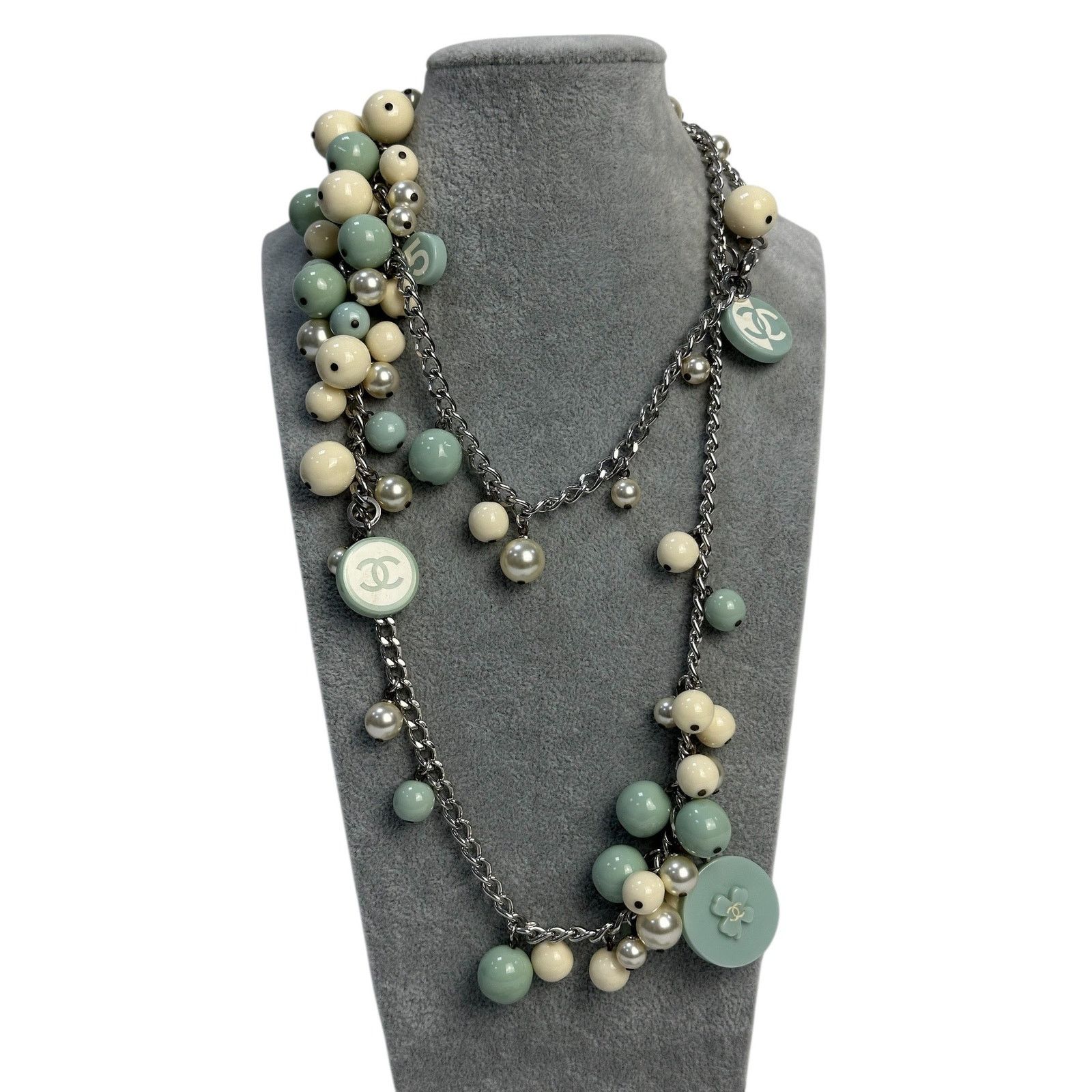 Chanel Chanel pastel jewelry set of necklace and bracelet Size ONE SIZE - 3 Thumbnail