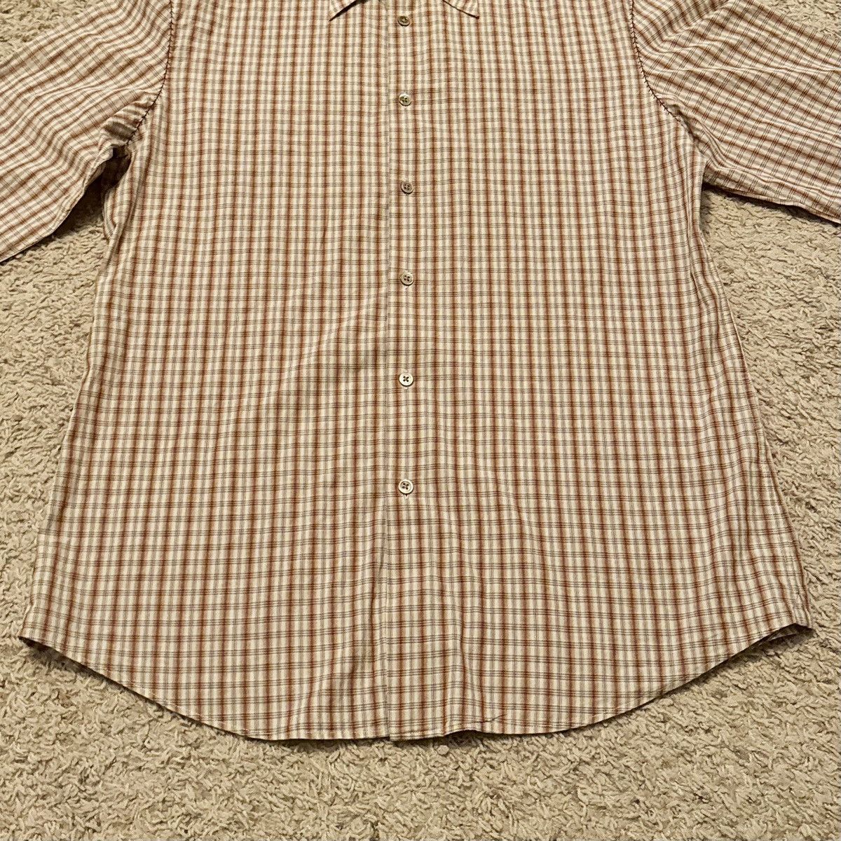 Japanese Brand × John Varvatos JOHN VARVATOS PLAID BUTTON UP! Size US L / EU 52-54 / 3 - 4 Thumbnail