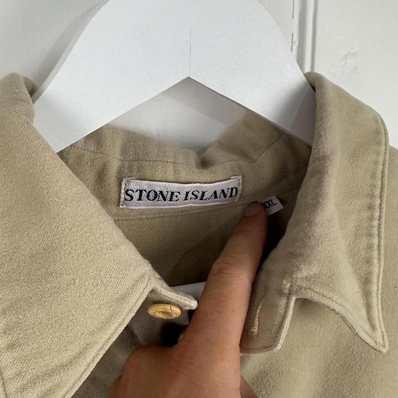 Stone Island 1999 Stone Island Moleskin Over Shirt Size US XXL / EU 58 / 5 - 4 Thumbnail
