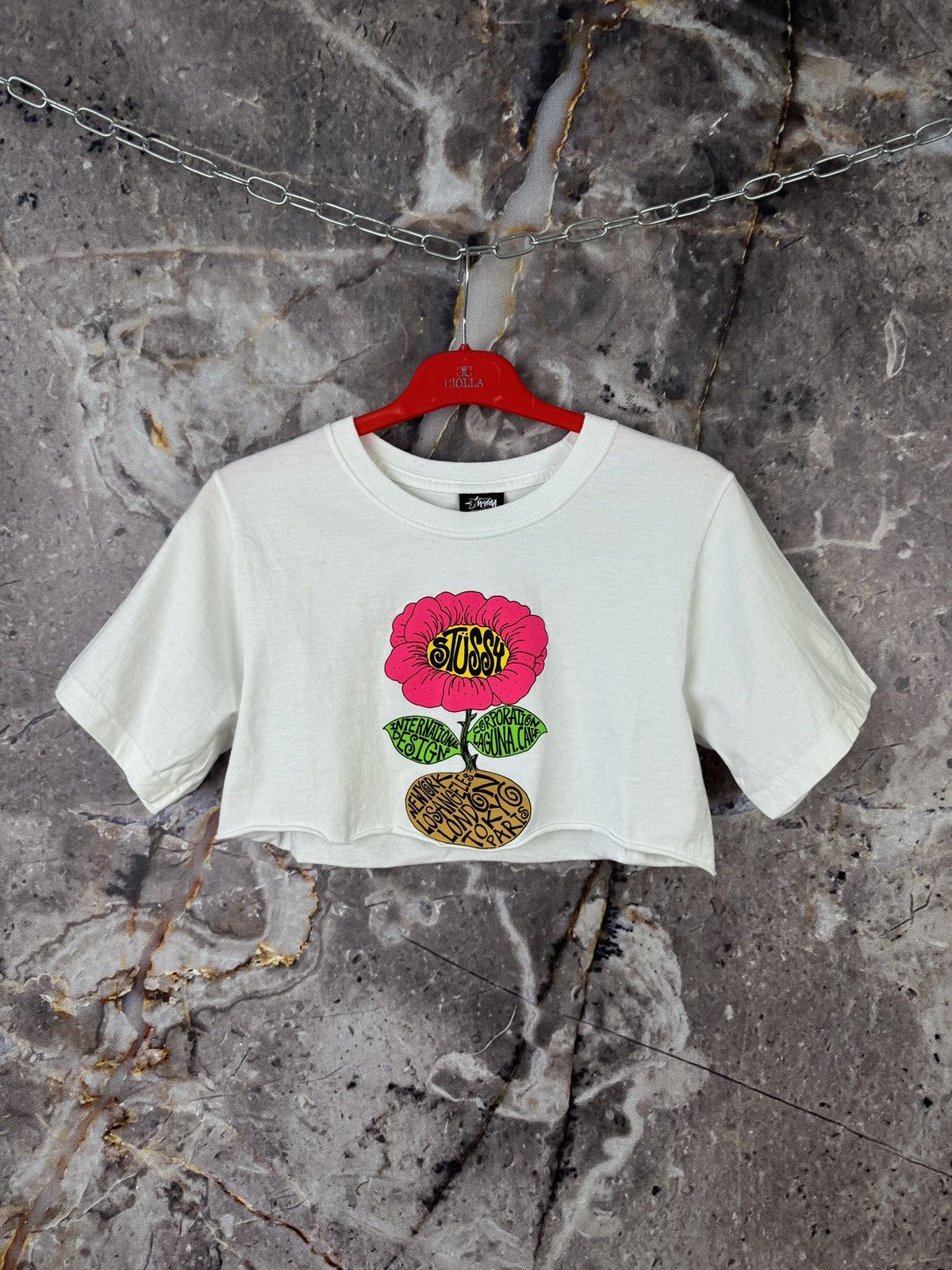 Stussy Women’s Stussy T-Shirt Top Streetwear Size XS Size XS / US 0-2 / IT 36-38 - 1 Thumbnail