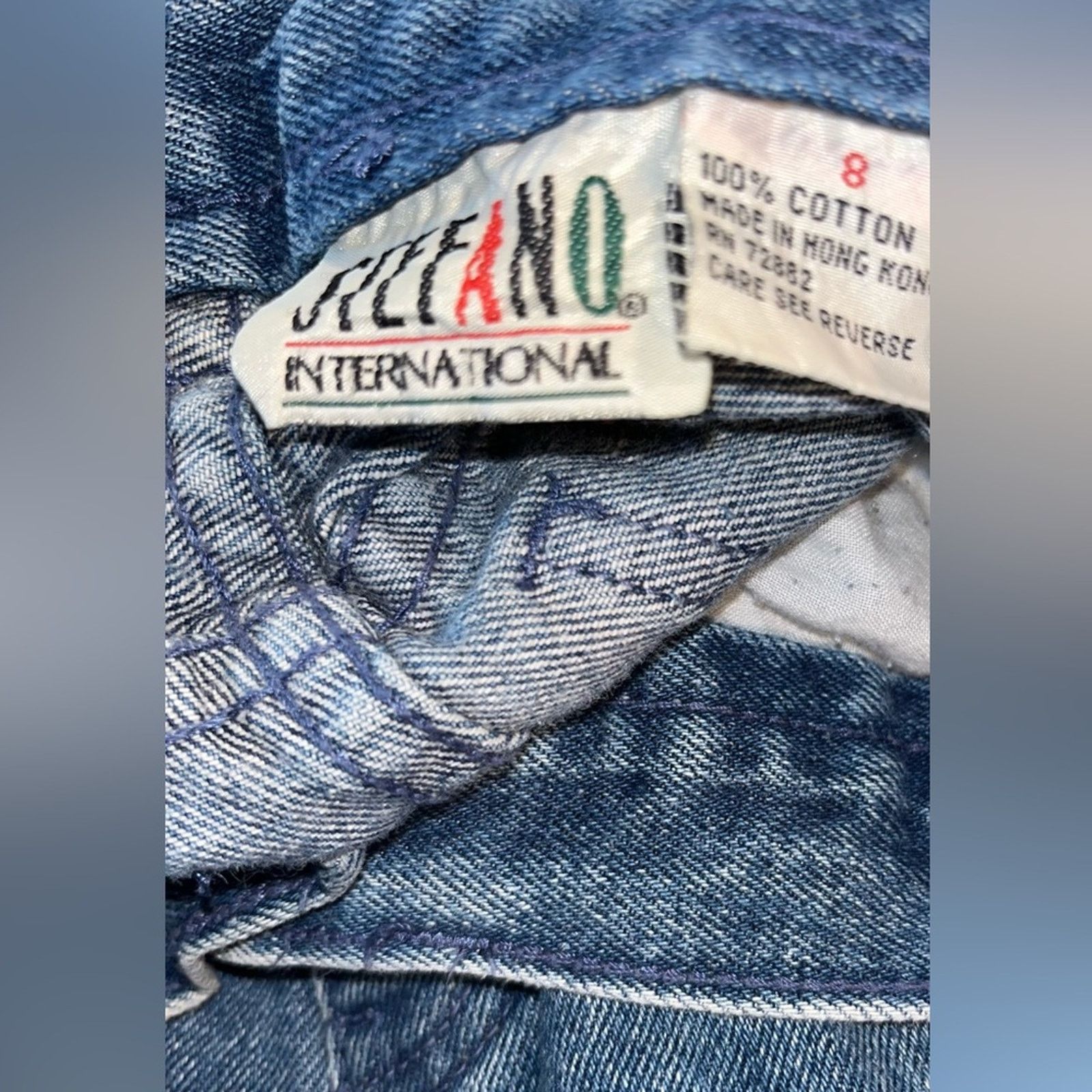 Vintage Cool Vintage 1980s Stefano High Waist Tapered Leg Jeans! Size 30" / US 8 / IT 44 - 5 Thumbnail