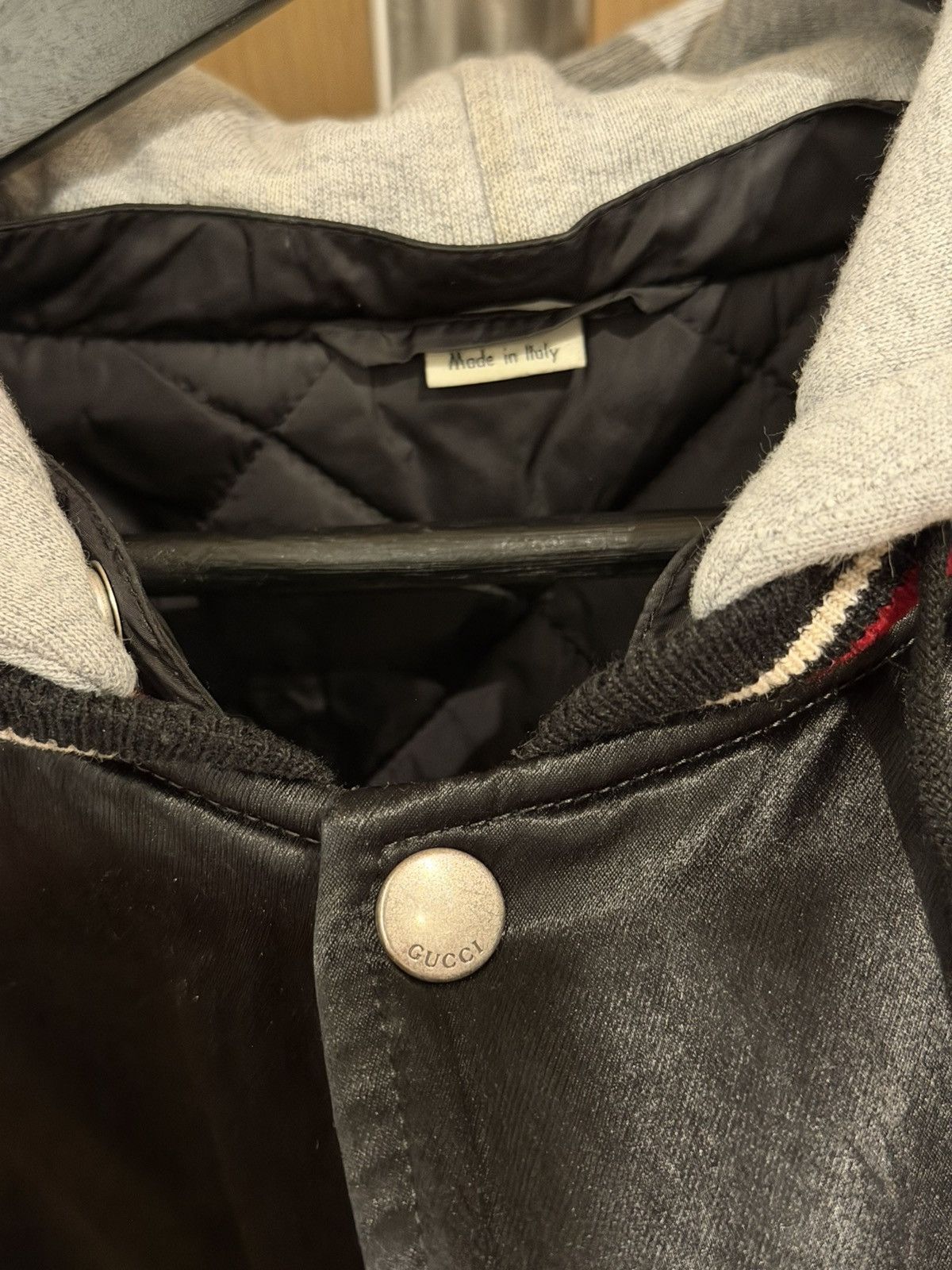 Gucci Gucci GG Nylon Bomber Jacket With Lyre Size US XXL / EU 58 / 5 - 7 Thumbnail