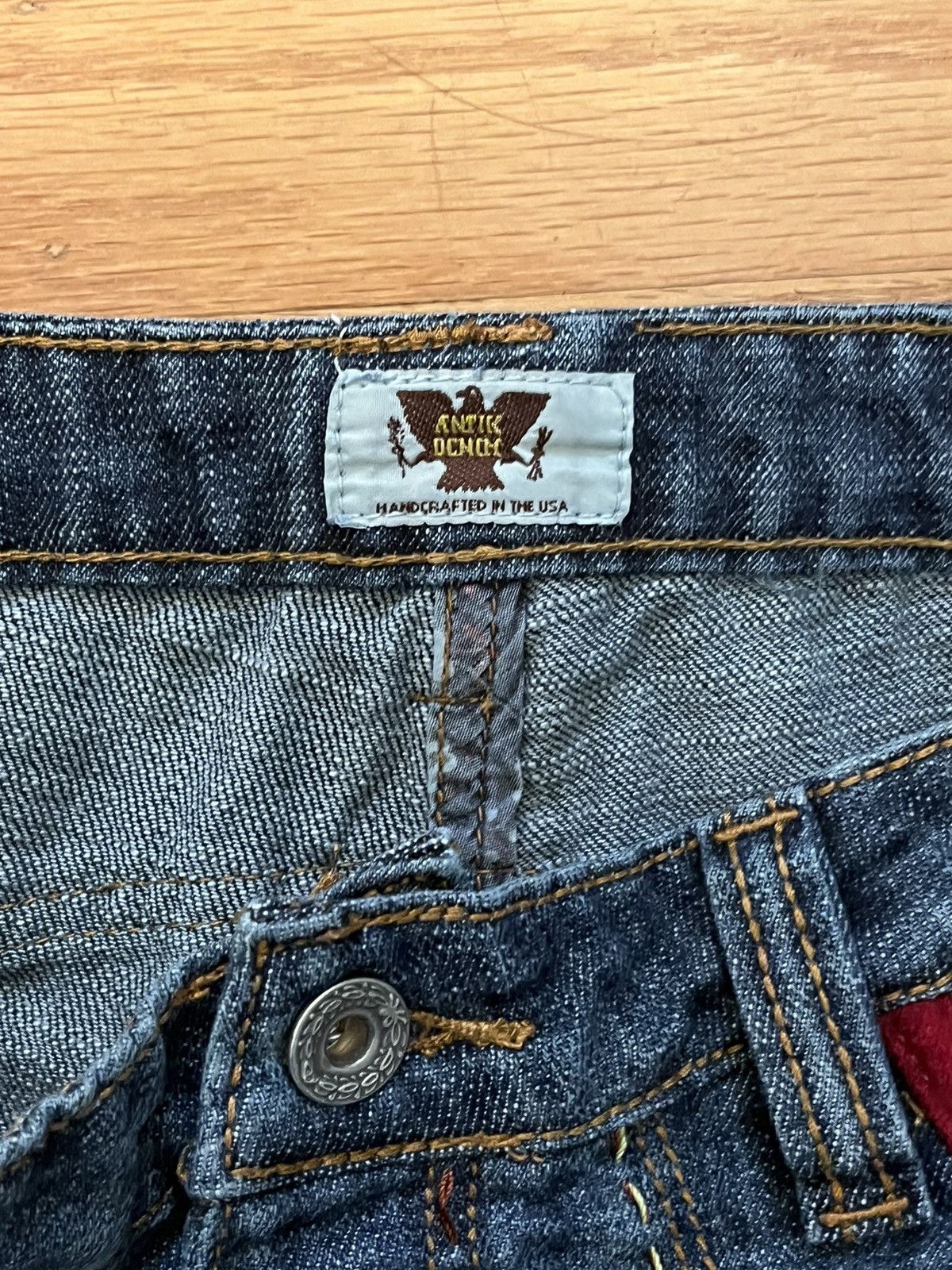 Vintage Kapital Styled Baggy Bootcut Antik Denim Jeans size 34 Size US 34 / EU 50 - 8 Thumbnail