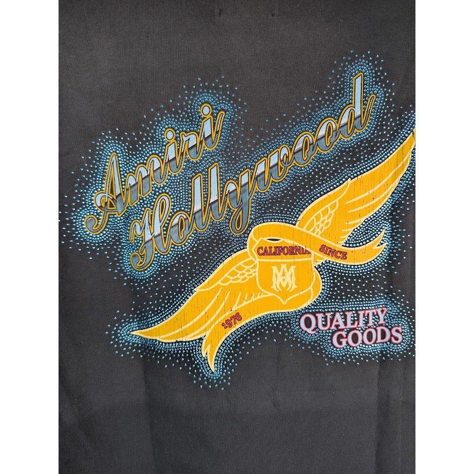 Amiri o1rshd1 Short Sleeve T-Shirt in Black Size US M / EU 48-50 / 2 - 15 Thumbnail