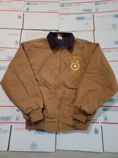 Canvas Teamsters Local 162 Portland Mens Canvas Bomber Jacket Large Size US L / EU 52-54 / 3 - 1 Thumbnail