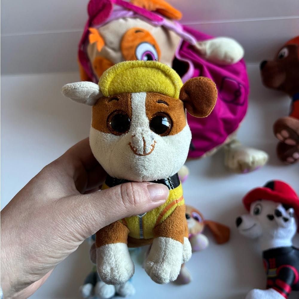 Designer Lot of 9 Paw Patrol Plush Dogs + 1 Bonus Needing Sewing Size ONE SIZE - 4 Thumbnail