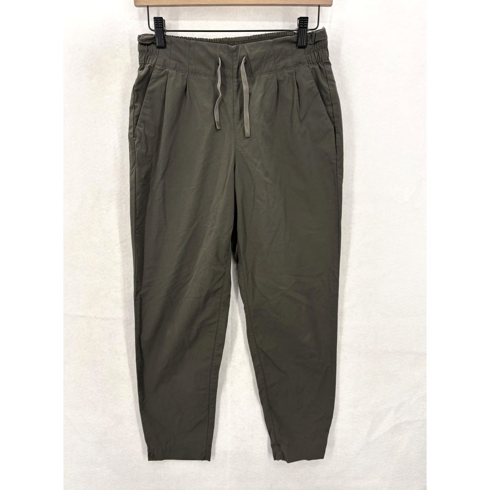 Vintage REI Cooperative Jogger Pants Womens XS Green Nylon Stretch Hiking Travel Outdoor Size 26" / US 2 / IT 38 - 2 Thumbnail