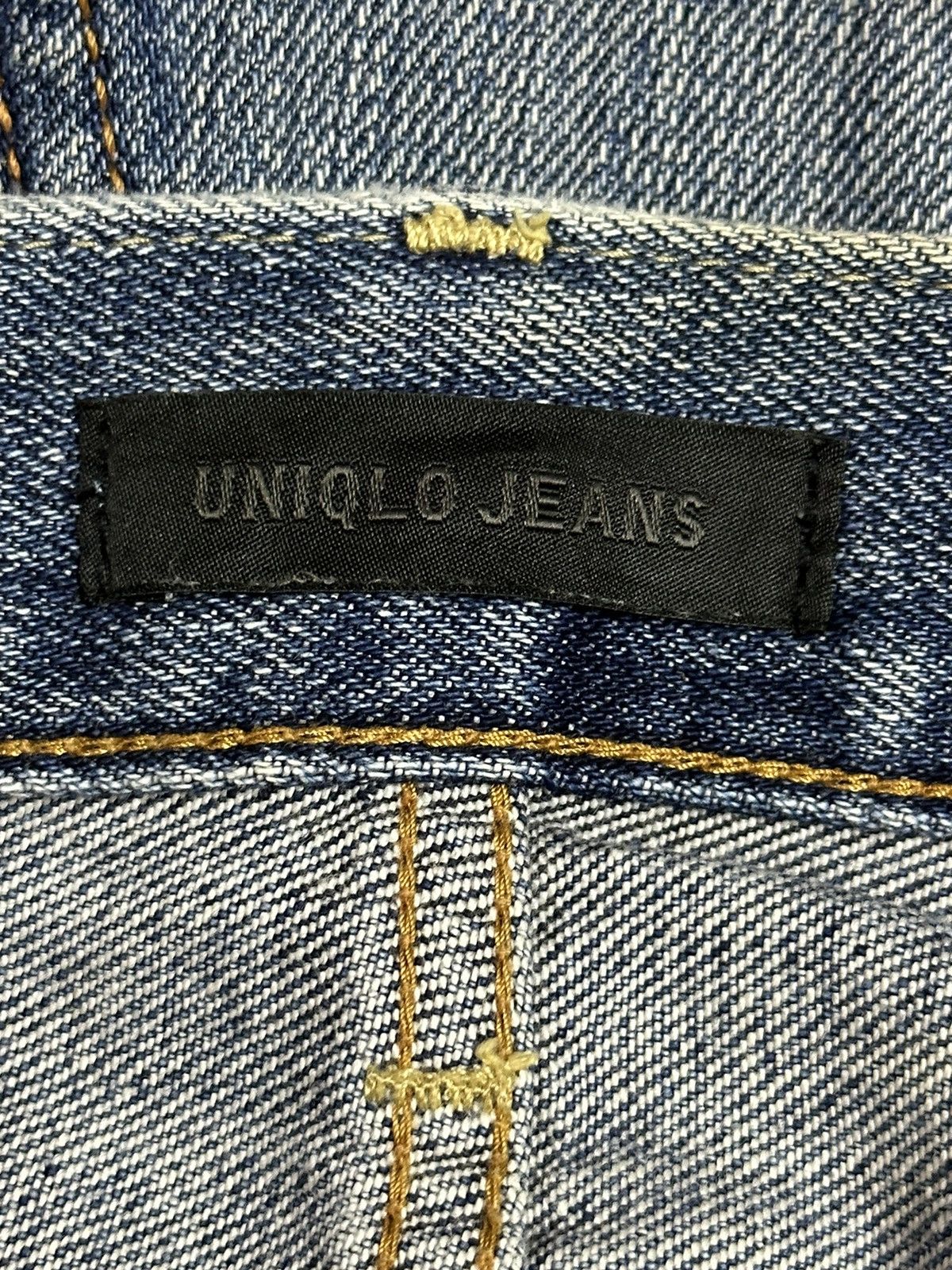 Japanese Brand Vintage Japanese Uniqlo Blue Wash Distressed Style Jeans Size US 36 / EU 52 - 9 Thumbnail