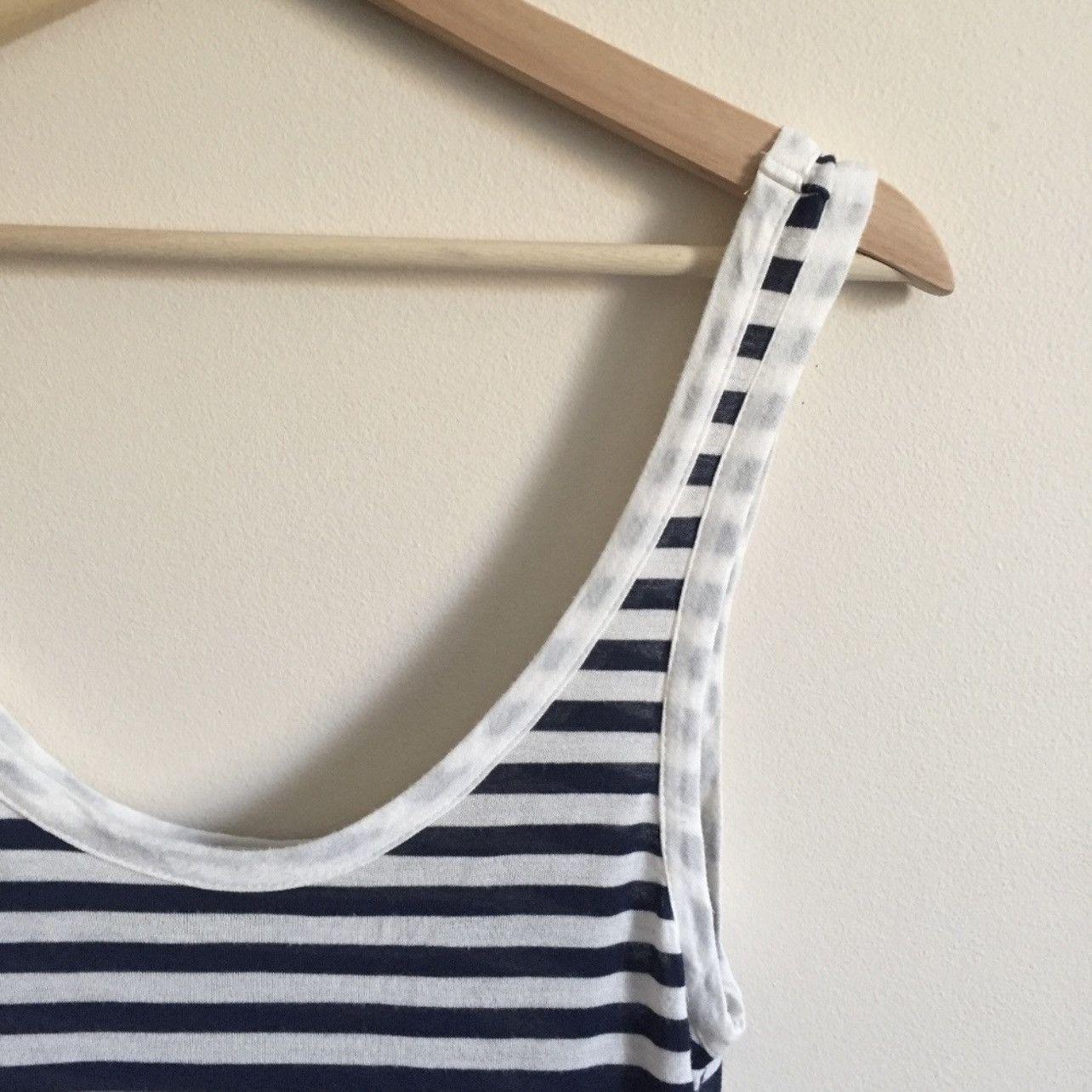 AG Adriano Goldschmied AG ADRIANO GOLDSCHMIED Black White Striped Tank Top Size M / US 6-8 / IT 42-44 - 3 Thumbnail